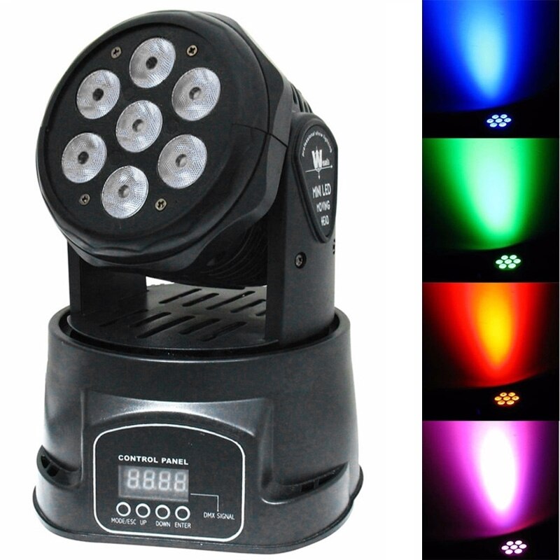 SkyLightPro L17 LED 70W LED mini wash moving head light  Вращающаяся мини-голова типа WASH. 