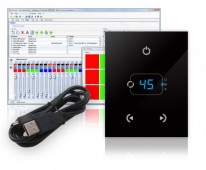 SUNLITE STICK-GA2 - DMX контр настен, сенсорный, 512DMX кан, (USB каб+CD+бп)