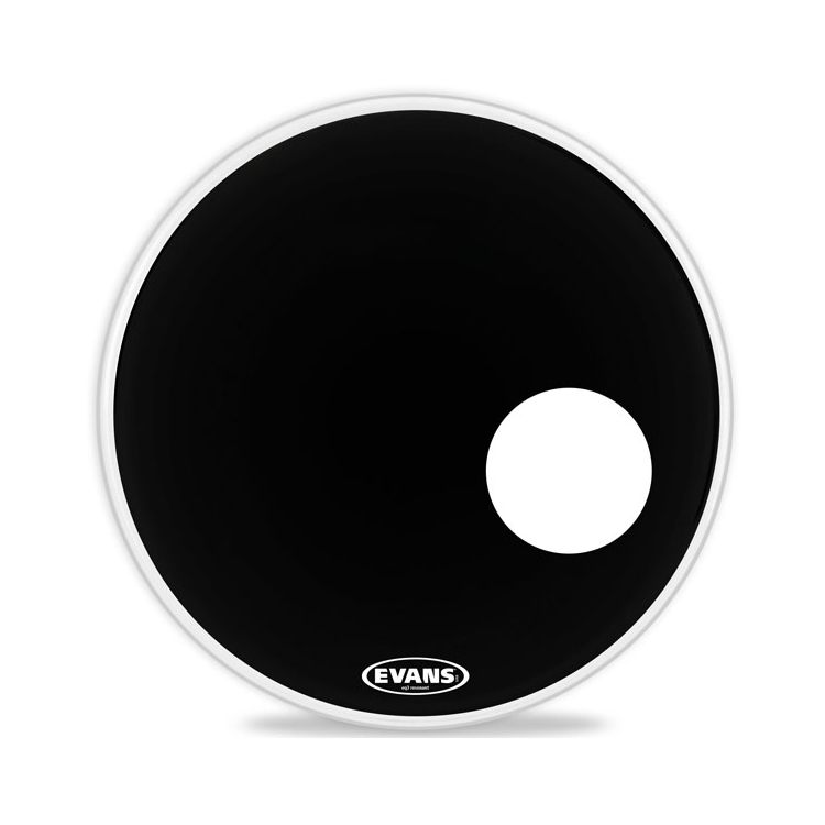 22B Evans BD22RB - 22" EQ3 Resonant Black пластик для бас-барабана (отверстие)