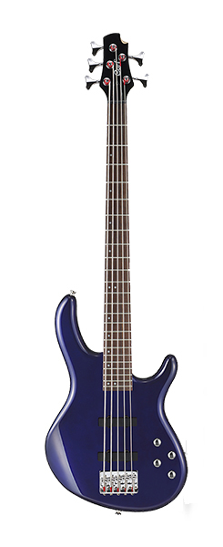 Cort Action-Bass-V-Plus-BM Action Series Бас-гитара 5-ти струнная, синяя.