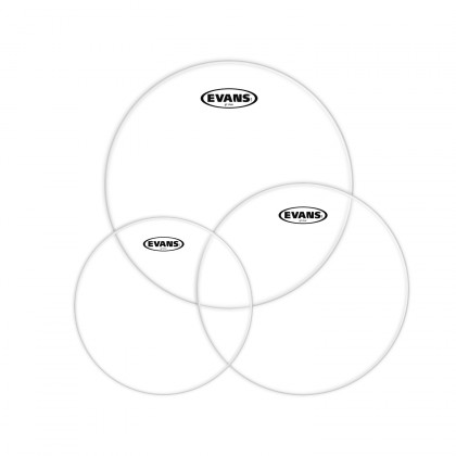 Evans ETP-G2CLR-F - комп-т пласт. 10"12"14" Genera G2 Clear