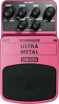 Behringer UM300-  Педаль эффектов "Хэви Метал"- дисторшн