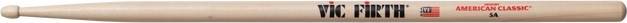 VIC FIRTH 5A - барабанные палочки 5A с деревянным наконечником, материал - гикори, длина 16"