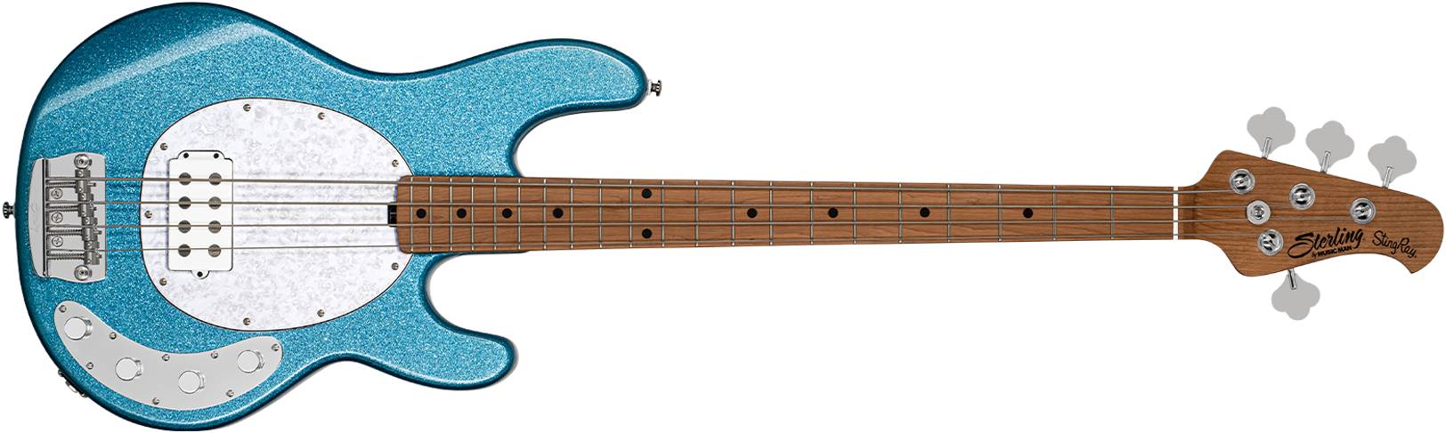 STERLING StingRay Blue Sparkle - Бас-гитара 4 струны