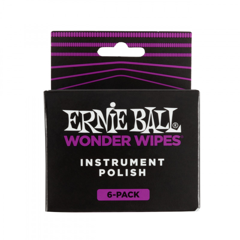 ERNIE BALL 4278 - полироль для гитары (салфетки), упаковка 6шт.
