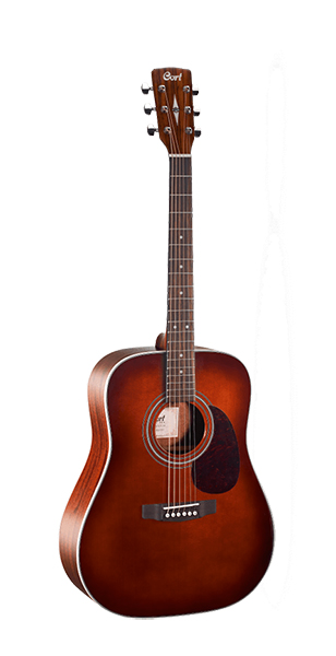 Cort EARTH70-BR Earth Series Акустическая гитара, коричневая