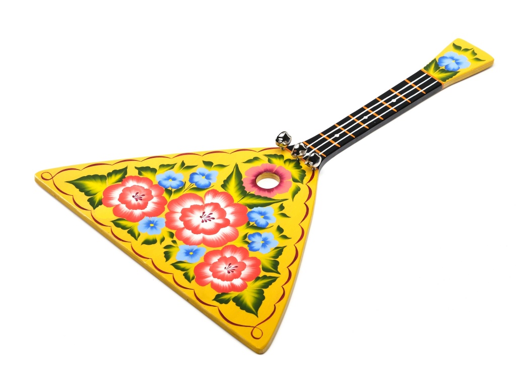 Мастерская Сереброва MS-K2-BL-01 Сувенир-балалайка детская.