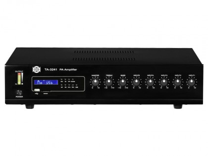 Show TA-3241 - Трансляц. система 240Вт, 25/70/100В, 4Line/mic+2AUX, MP3 плеер .