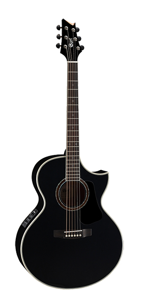 Cort NDX-20-BK NDX Series Электро-акустическая гитара, с вырезом, черная, Cort