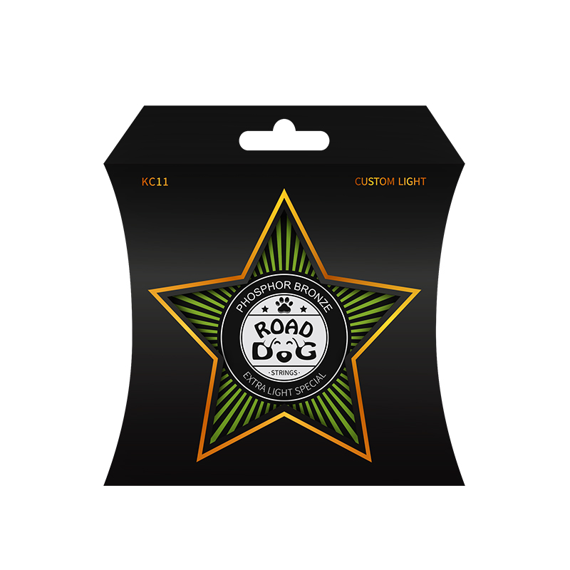 Road Dog KC11 Комплект струн для акустической гитары, фосфорная бронза, 11-52