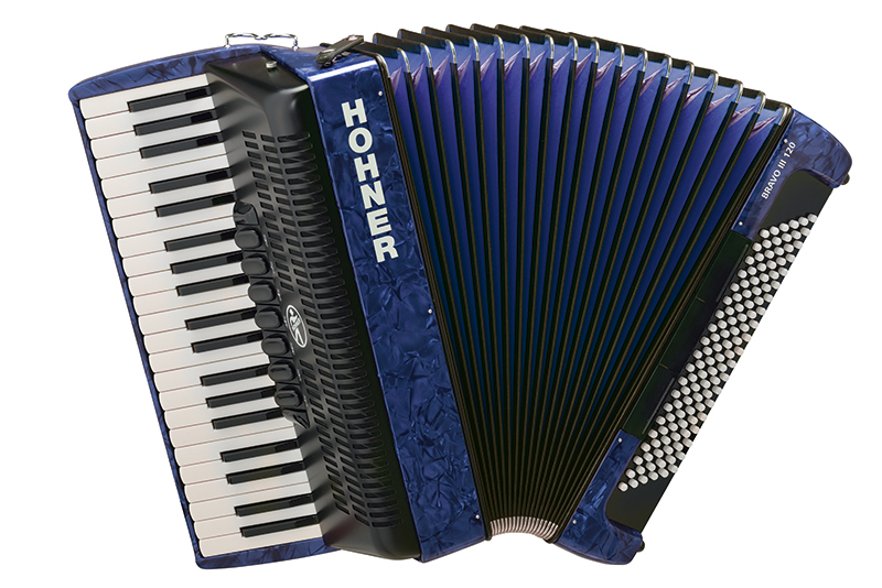 A1684 BRAVO III 120 Аккордеон, синий Hohner