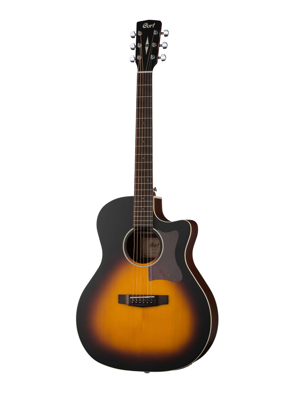 Cort GA1E-OPSB Grand Regal Series Электро-акустическая гитара, санберст