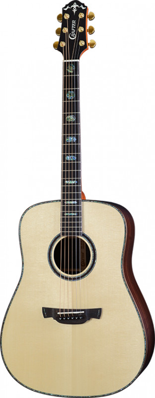 CRAFTER SRP D-36e - электроакустическая гитара, верхняя дека Solid ель, корпус Solid палисандр