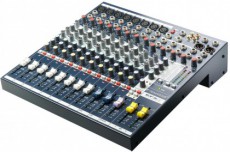 Soundcraft EFX8  - Микш.пульт 8 mono, 2 stereo, 2 aux, встроенный процессор Lexicon , 32 программы