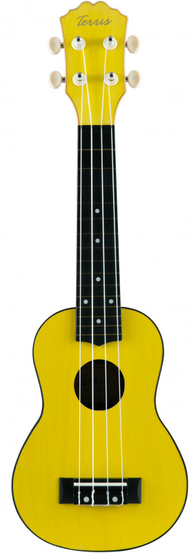 TERRIS PLUS-50 YW - укулеле сопрано, желтый, пластик
