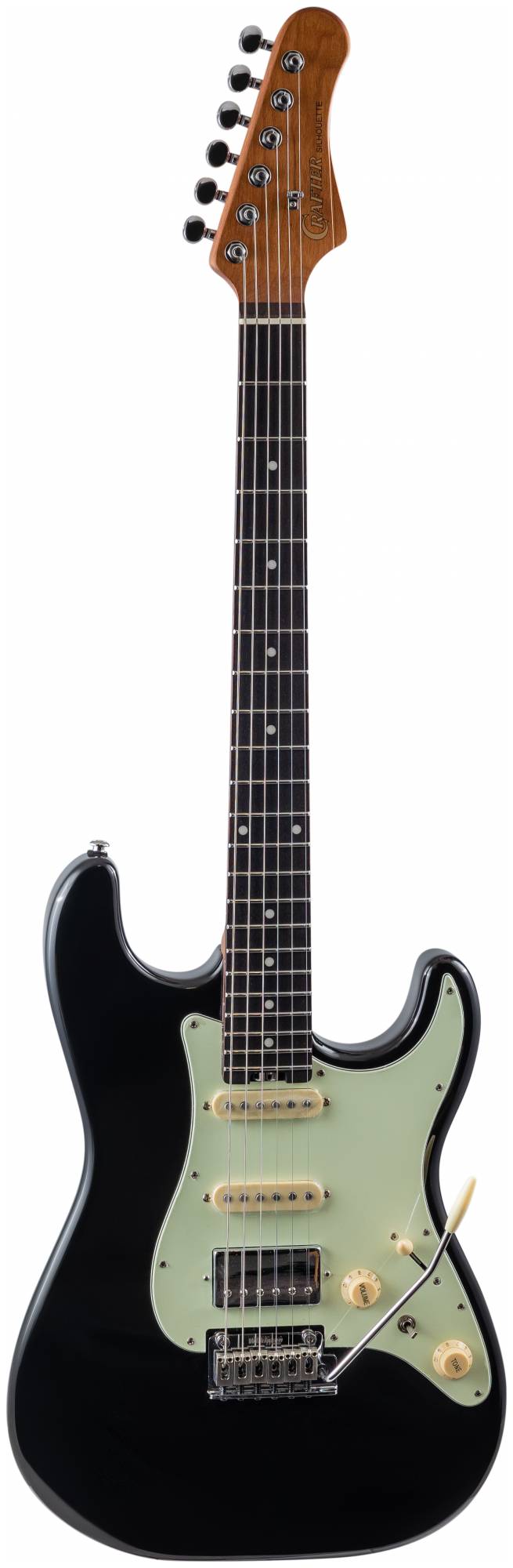 CRAFTER Charlotte (Silhouette) VVS RS Cosmic Black - Электрогитара