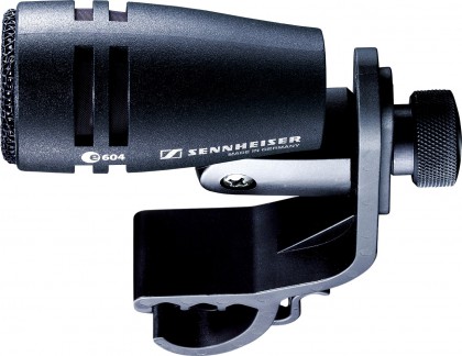 Sennheiser E604 - Динамический микрофон для ударных , с креплением , 40 - 18000 Гц, 350 Ом