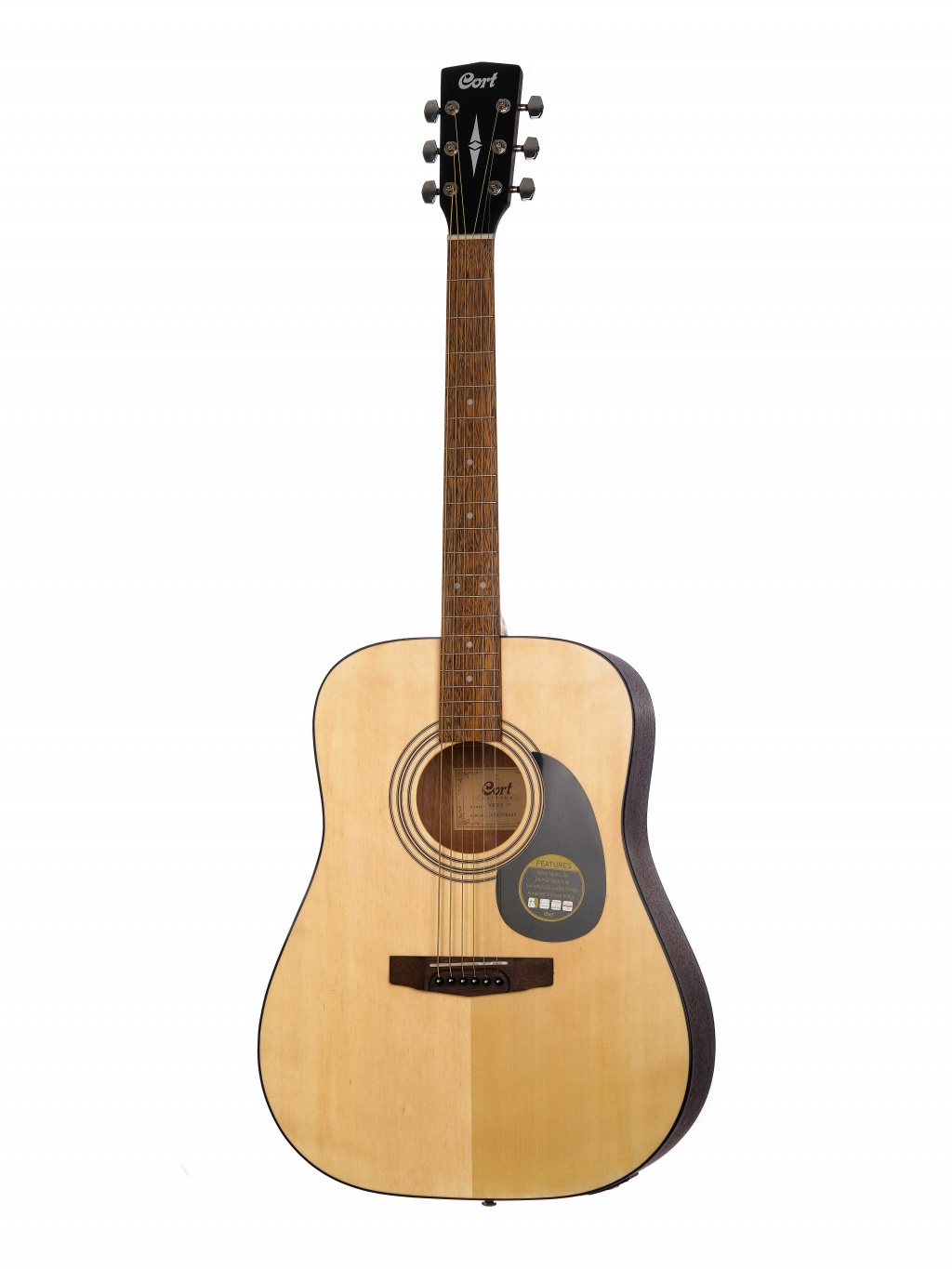 CORT AD810E-OP Standard Series Электро-акустическая гитара, цвет натуральны