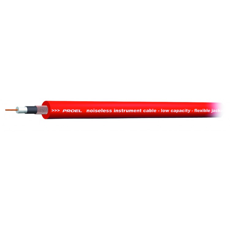 PROEL HPC-110 RD несимметричный кабель, инструментальный, д=6,5мм,красный