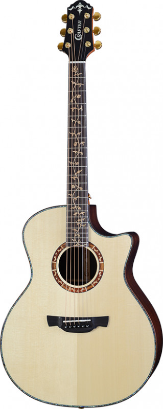 CRAFTER SRP G-27ce - электроакустическая гитара, верхняя дека Solid ель, корпус Solid палисандр