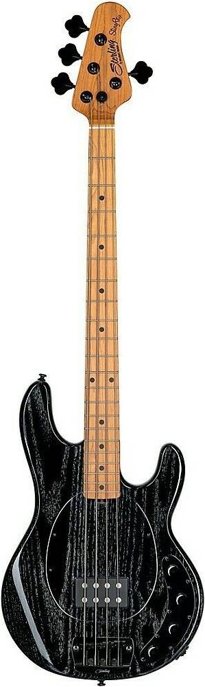 STERLING StingRay Black with White Stain - Бас-гитара 4 струны