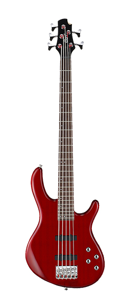 Cort Action-Bass-V-Plus-TR Action Series Бас-гитара 5-струнная, красная.