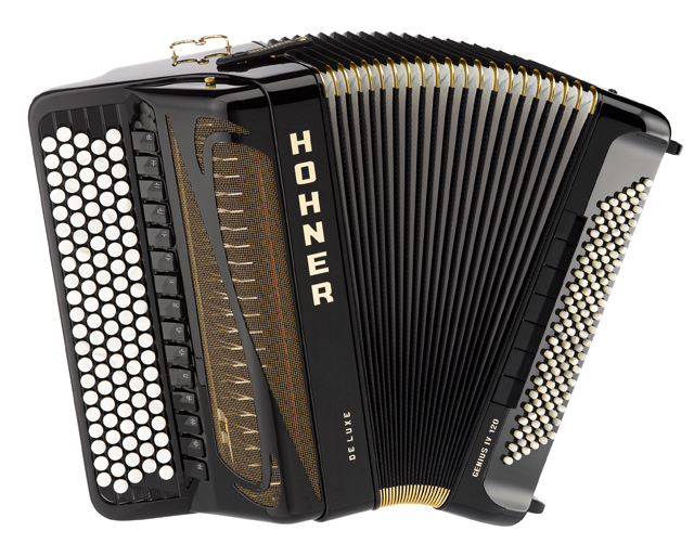 A3688 GENIUS IV 120 D.L./ B Баян (Аккордеон кнопочный) Hohner