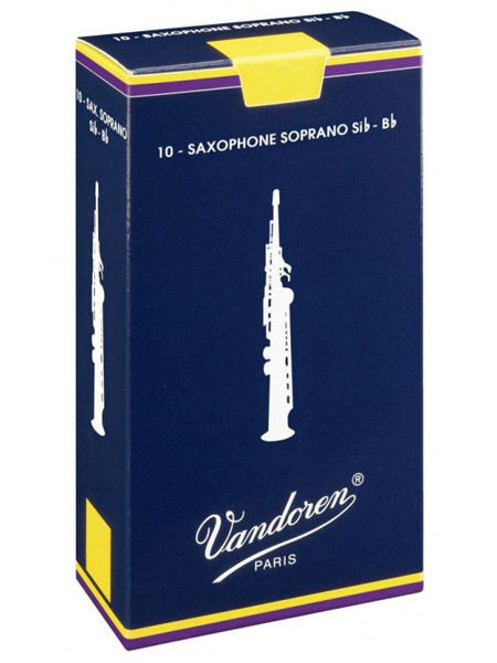 Vandoren SR201 Трости для саксофона Сопрано Традиционные №1 (10шт)