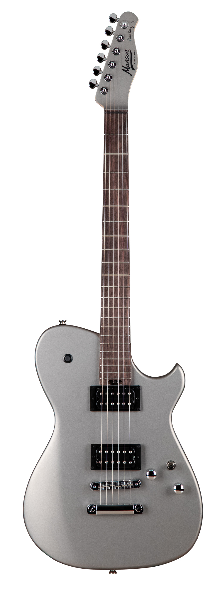 Cort MBM-1-SS Manson Series Электрогитара, серебристая.