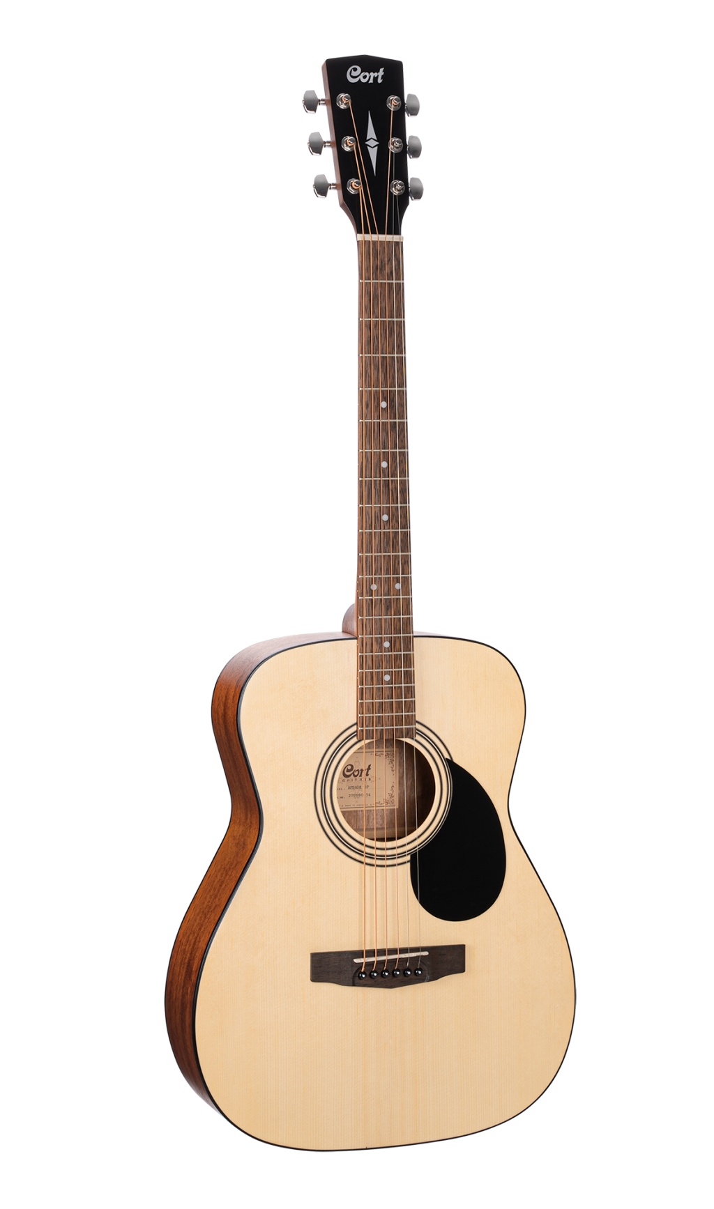 CORT AF510-WBAG-OP Standard Series Акустическая гитара, цвет натуральный, с чехлом,