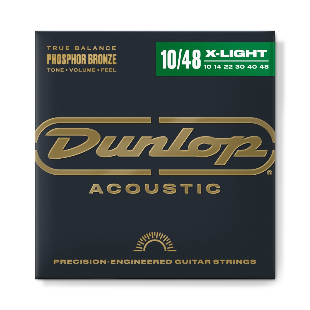 Dunlop DAP1048  струны для акустической гитары Phosphor Bronze Light 10-48