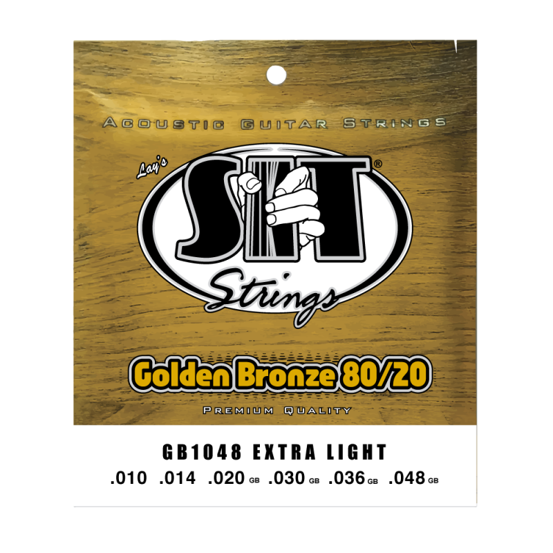 SIT GB1048, Golden Bronze Extra Light 80/20, 10-48 Струны для акустической гитары