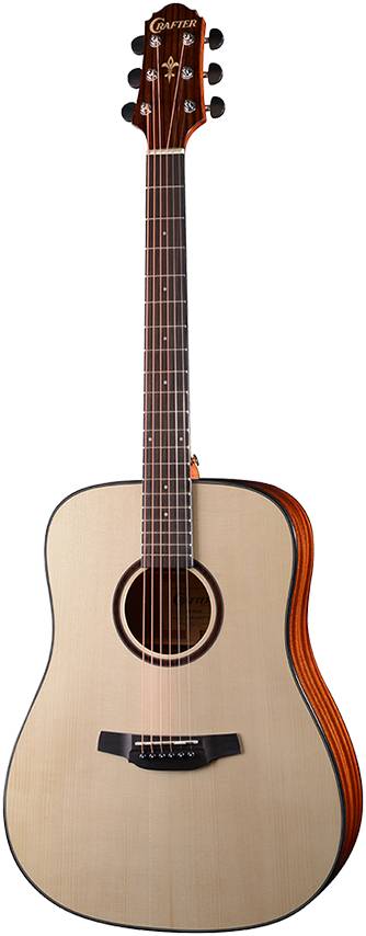 CRAFTER HD-500 - акустическая гитара, верхняя дека Solid ель, корпус кр. дерево, цвет натуральный