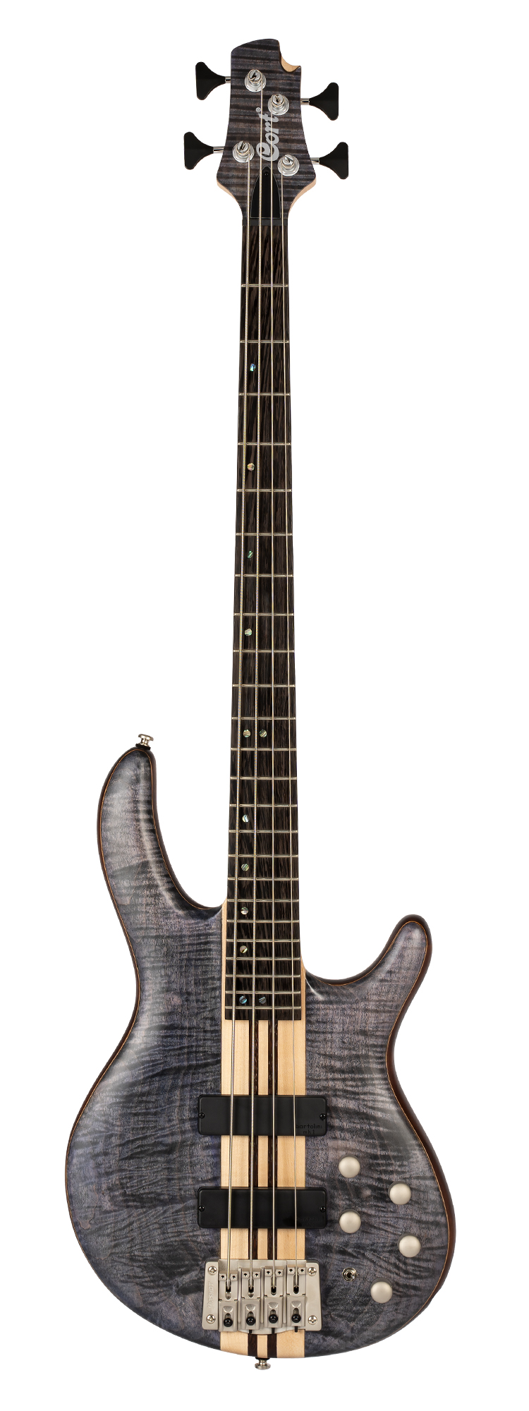 Cort A4-Plus-FMMH-OPLB Artisan Series Бас-гитара, черная.