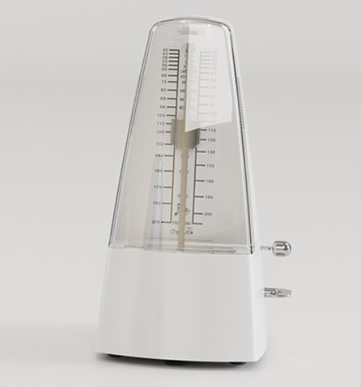 Cherub WSM-305-WH Метроном механический, белый