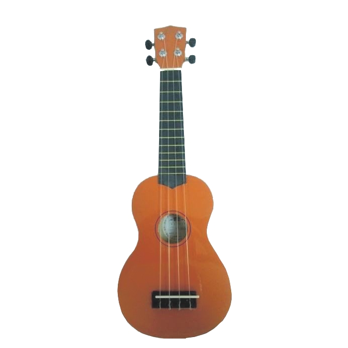 WIKI UK10G OR -  гитара укулеле сопрано, клен, цвет - оранжевый глянец, чехол в комплекте