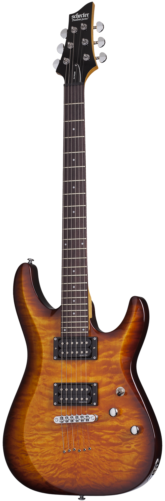 Schecter C-6 PLUS VSB Гитара электрическая шестиструнная