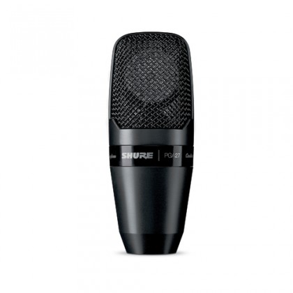 Shure PGA27 - кардиоидный конденсаторный микрофон c большой диафрагмой, аттенюатор -20дБ