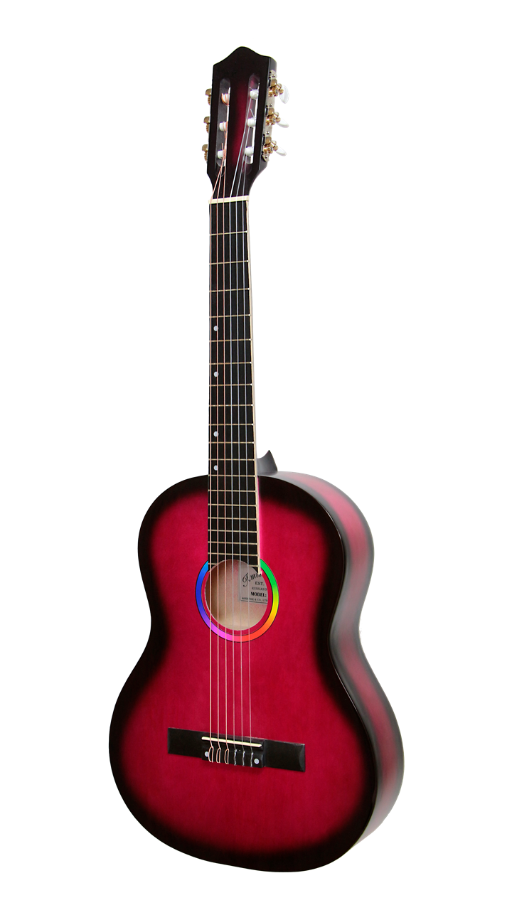Amistar Н-303 Классическая гитара, красная, матовая