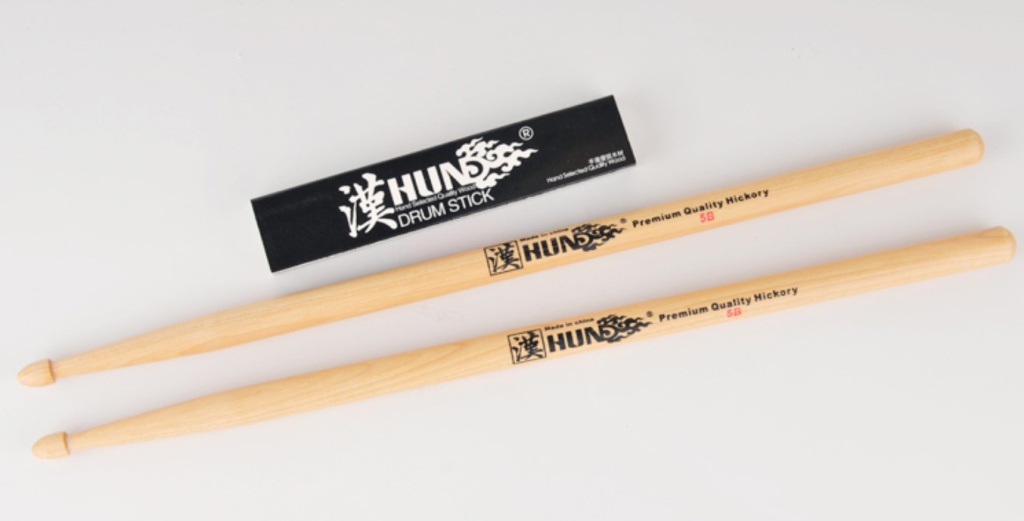 HUN 10101001020 Natural Series 5B Барабанные палочки, орех гикори, деревянный наконечник