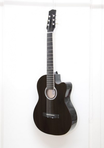 Amistar Н-324 Гитара акустическая, черная, матовая, роговая