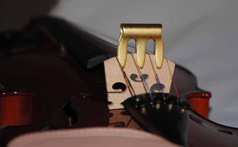 Мозеръ MV-1 Сурдина для скрипки размером 4/4-3/4, латунь