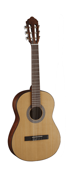 CORT AC50-WBAG-OP Classic Series Классическая гитара с чехлом, размер 1/2, матовая