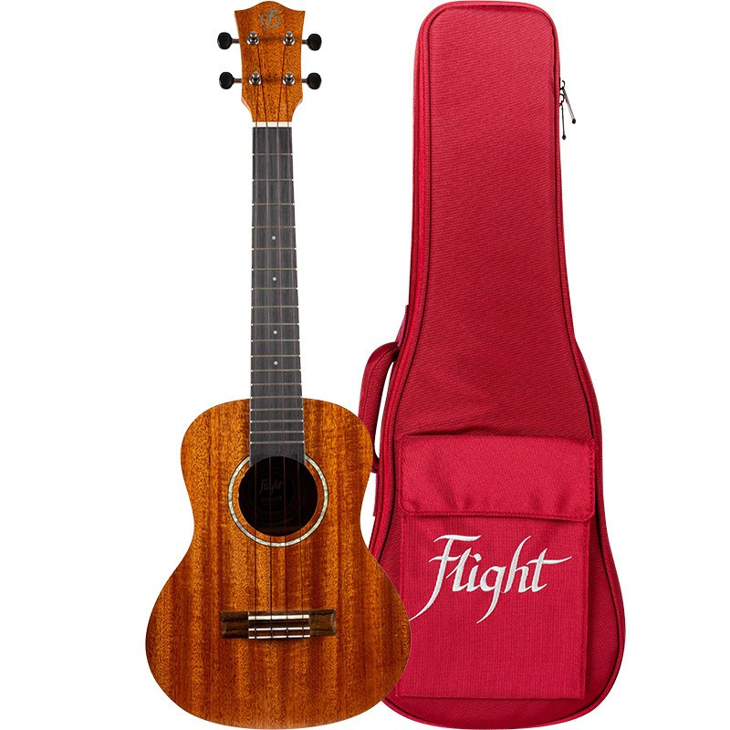 FLIGHT ANTONIA TE - укулеле со звукоснимателем, тенор, SOLID TOP махагони, натуральная, чехол в комп