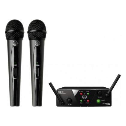AKG WMS40 Mini2 Vocal Set US45AC.- вок. радиосис (660.700& 662.300)c двумя ручными передатчиками