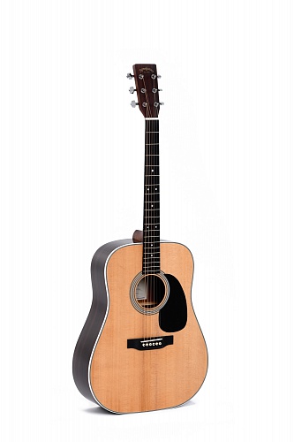 Sigma DT-1STE+ Электроакустическая гитара. Тип корпуса: D-14 Fret Верхняя дека: Массив красного дерева