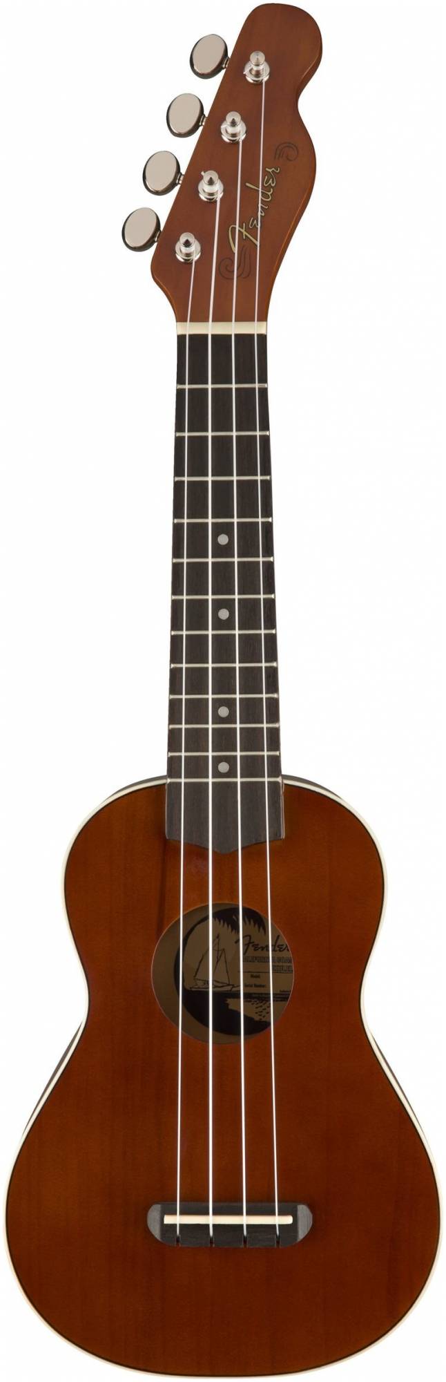 FENDER VENICE SOPRANO UKE, NAT WN укулеле сопрано, цвет натуральный
