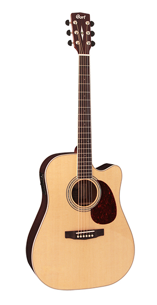 Cort MR710F-PF-NAT MR Series Электро-акустическая гитара с вырезом, цвет натуральный, Cort