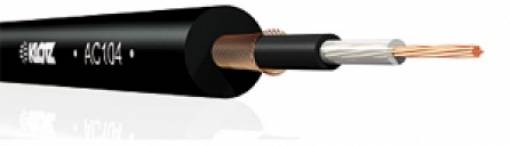 KLOTZ AC104SW инструментальный кабель, диаметр 6.1 мм., медная жила 7х0,20 мм., цвет черный, цена за 1 м.