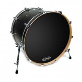 22B Evans BD22RA - 22" EQ1 Resonant Black Перед.пластик для бас бар.однослойн.черн.с демп.кольцом